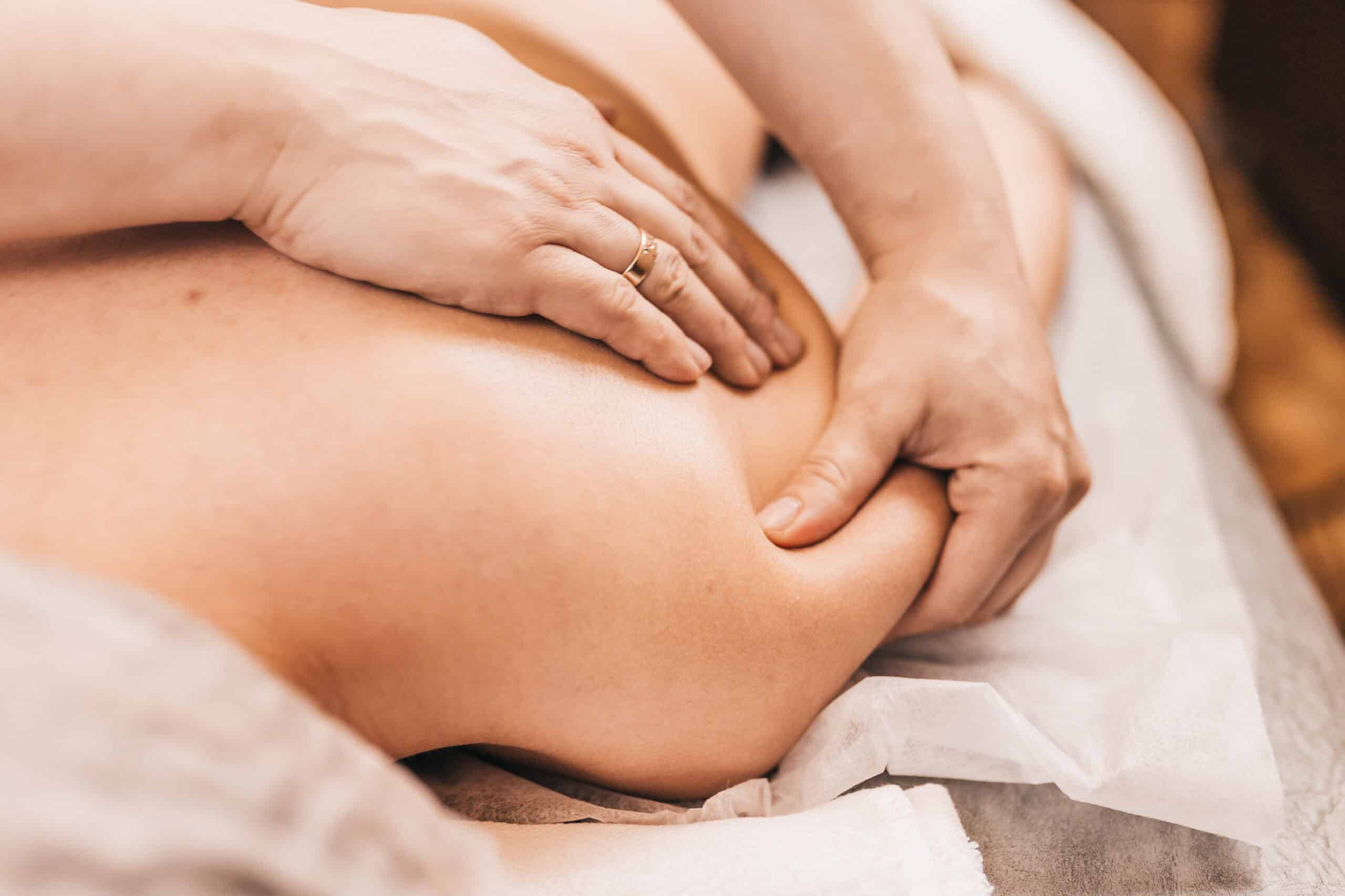 Treatment of pain and muscle spasm - sports traumatology - medical massage